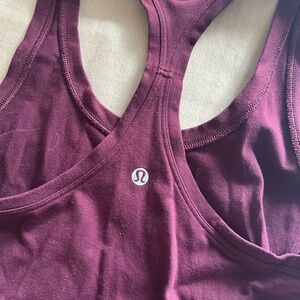 lululemon athletica Burgundy Tank Top